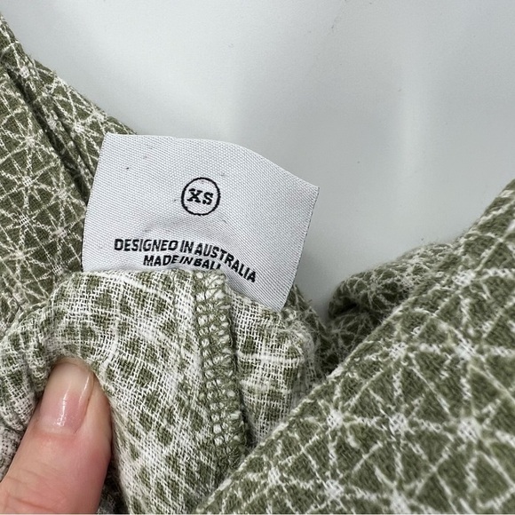 Rue Stic Oakland Wide Leg Jumpsuit in Sage Print Size XS - Picture 7 of 15